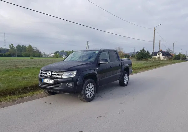 łódzkie Volkswagen Amarok cena 64000 przebieg: 217000, rok produkcji 2014 z Łęczyca